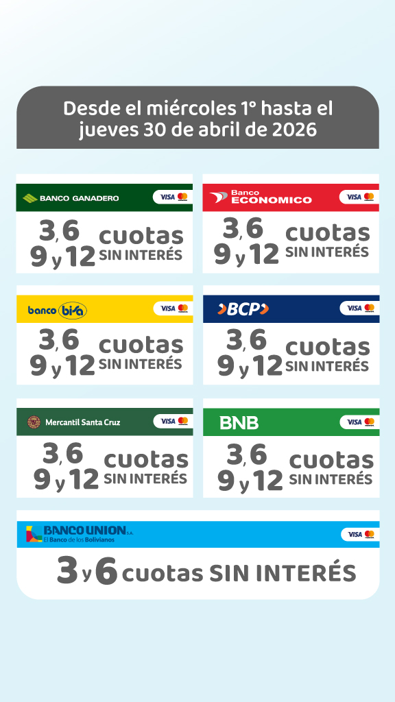 Promociones vigentes